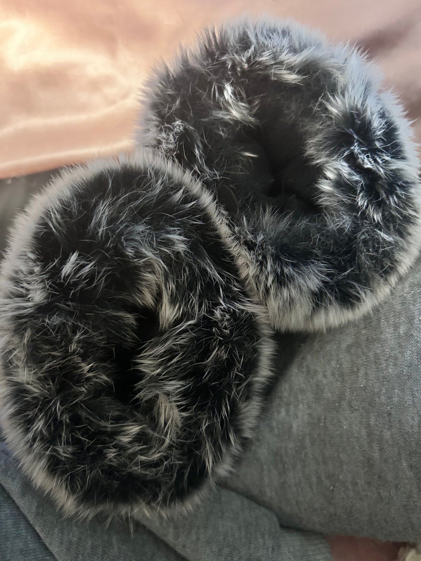 Chanel Fingerless Faux Fur Gloves