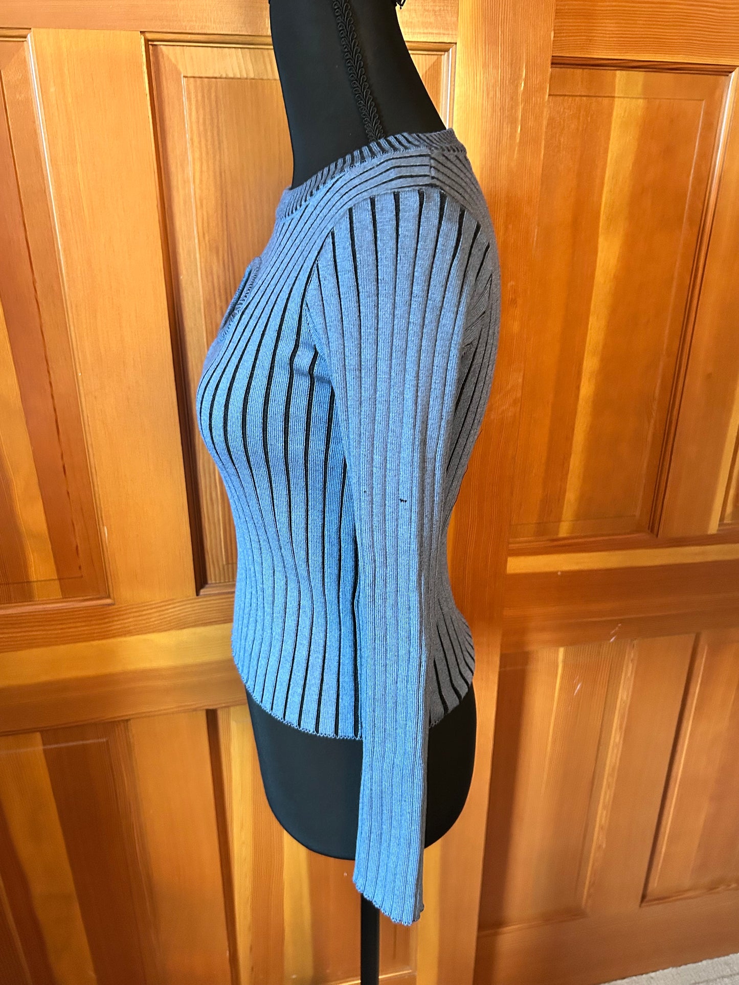 Women’s Diesel Blue M-Anchor logo knit Sweater