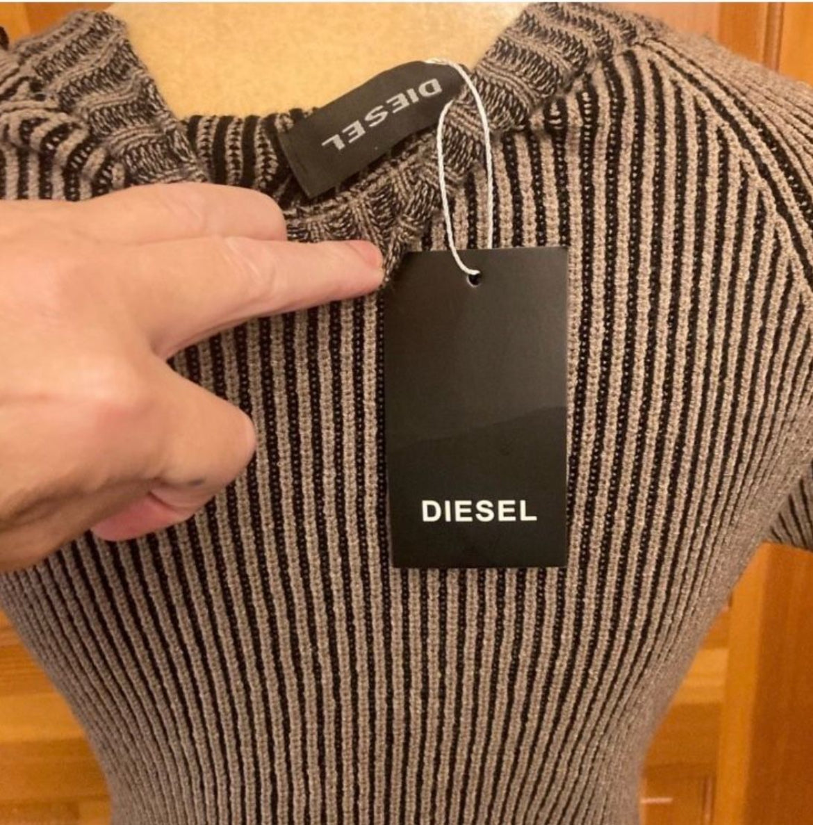 Women’s DIESEL Distressed Sweater