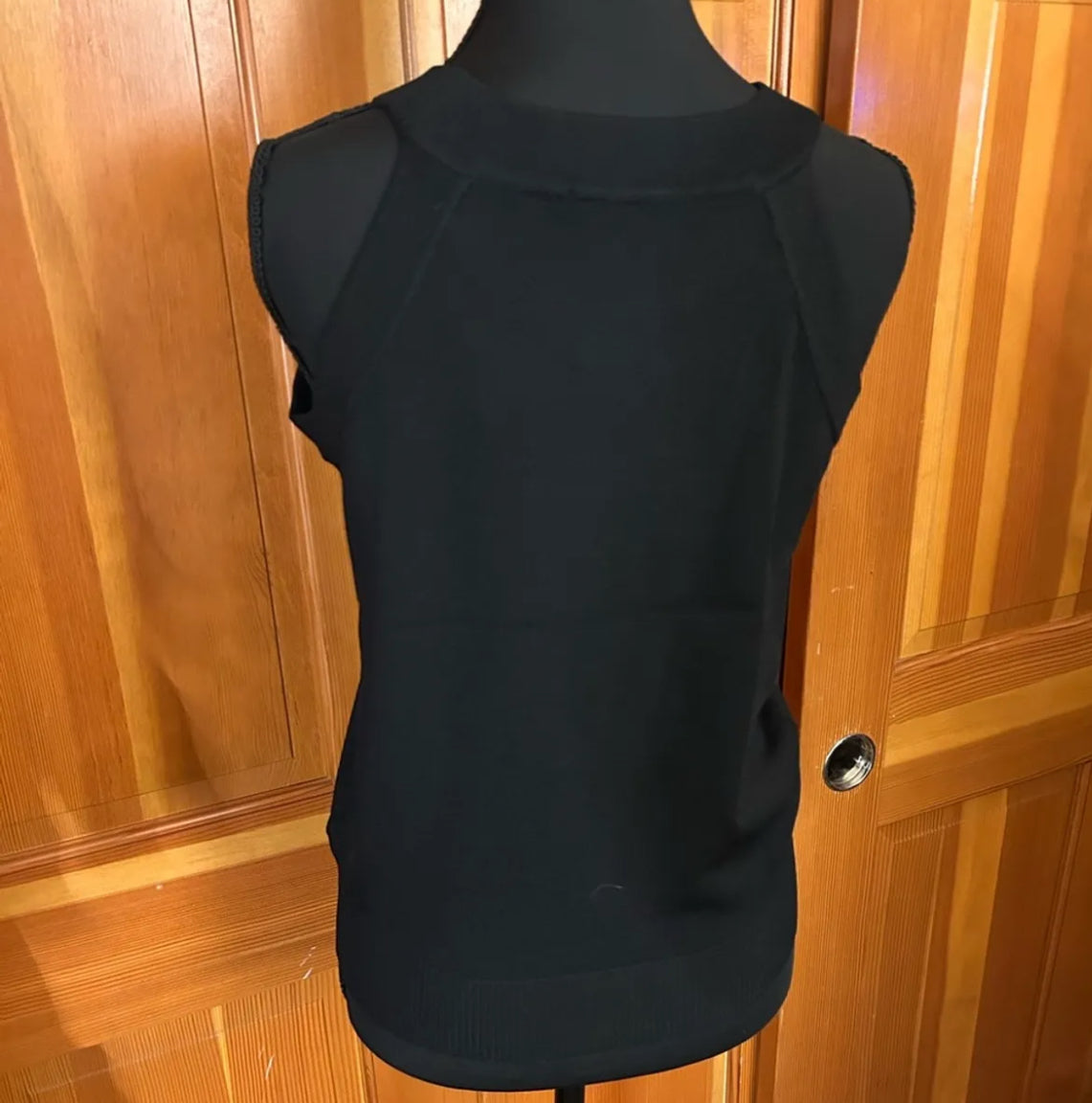 Balmain Paris Knit Halter Tank.
