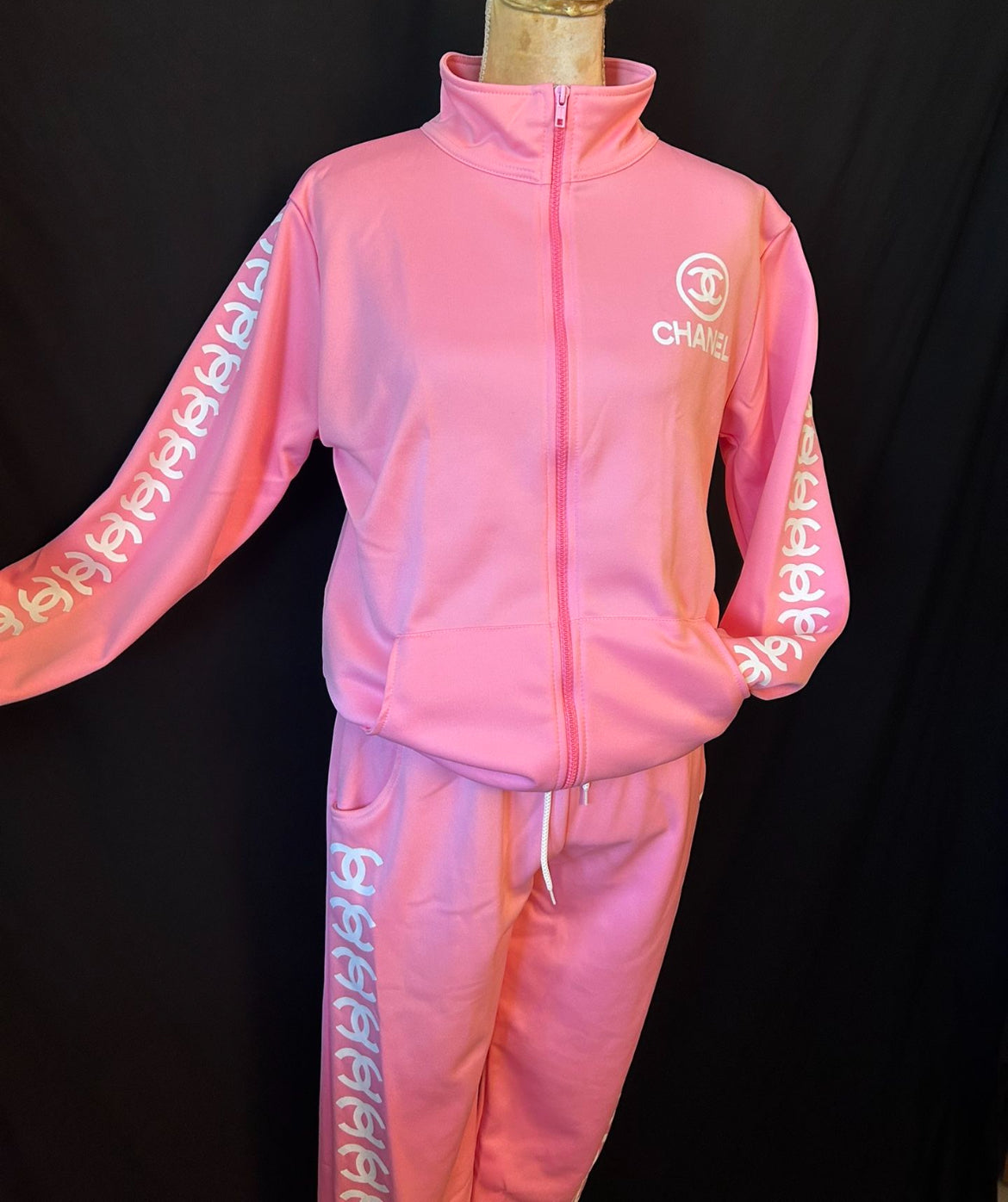 Babydoll Pink 2 Piece CC Tracksuit.