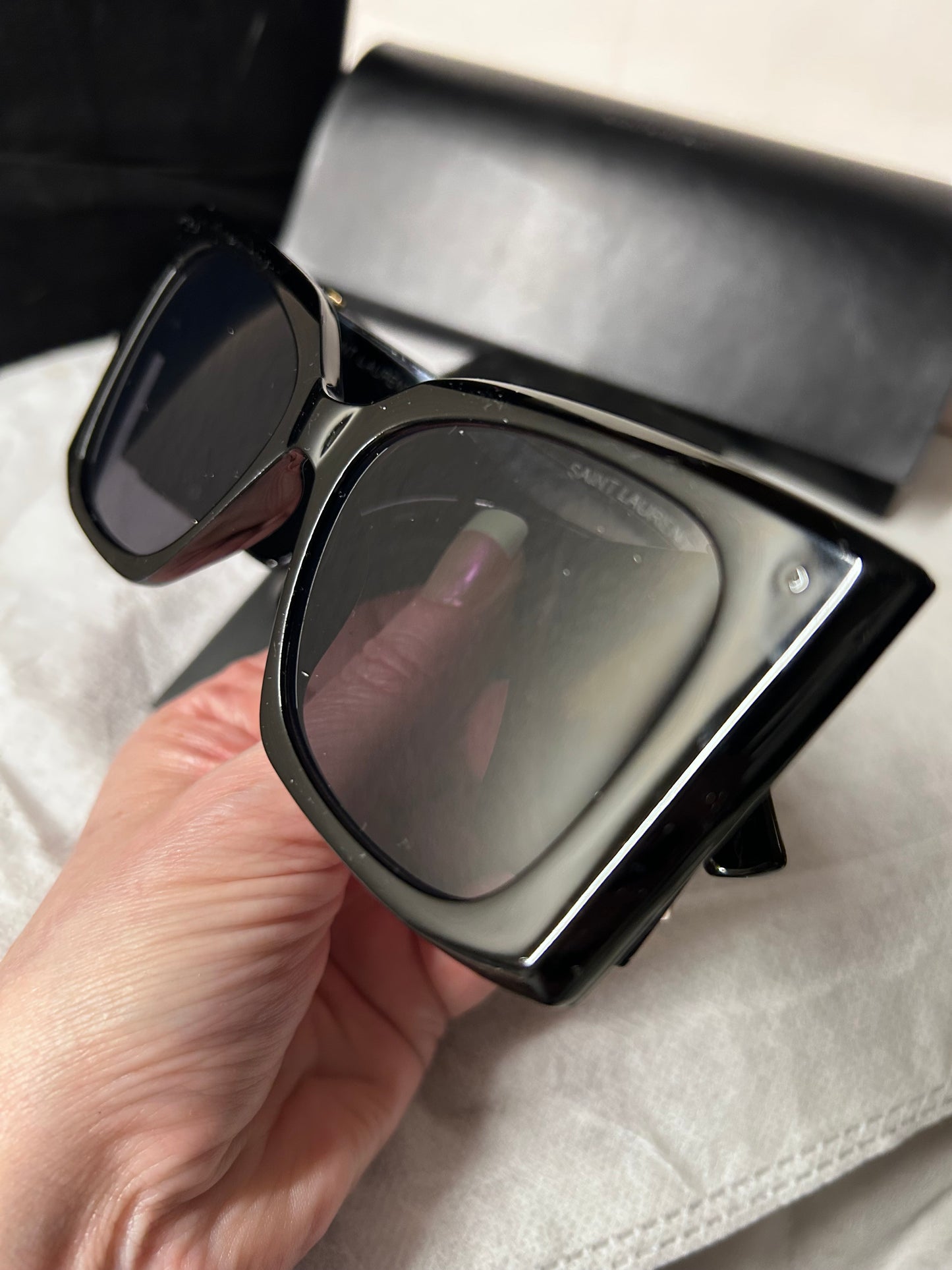 BLAZE Black Cat Eye Women's Sunglasses