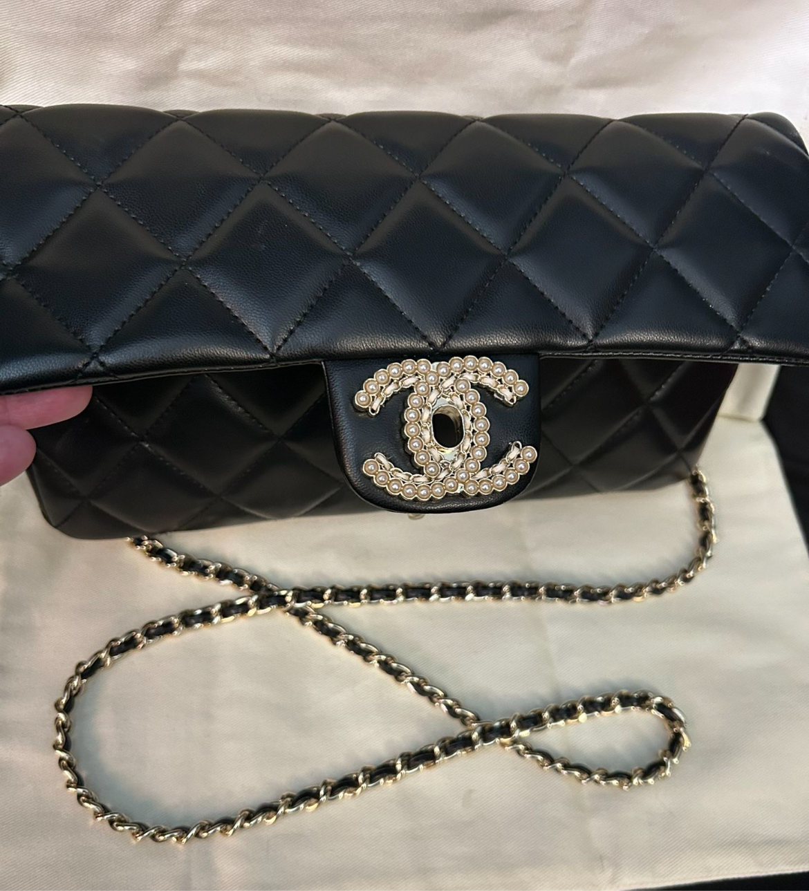 Limited Edition Quilted Leather CC Flap Clutch