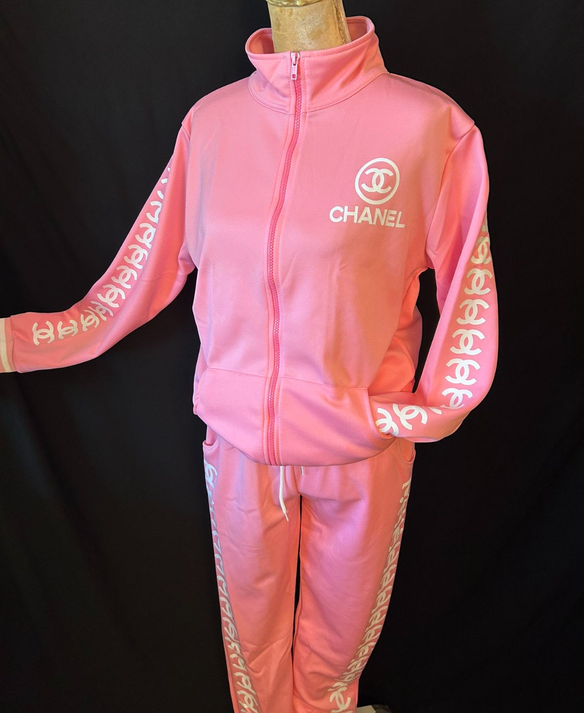 Babydoll Pink 2 Piece CC Tracksuit.