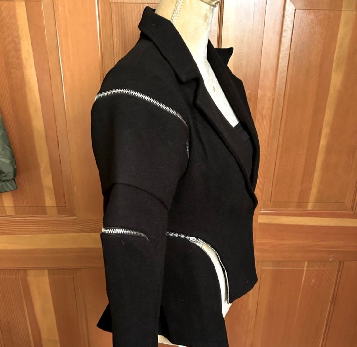 Spliced Zipper Jacket.