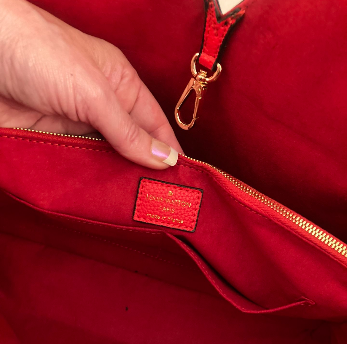 Red Kimono Shoulder Tote