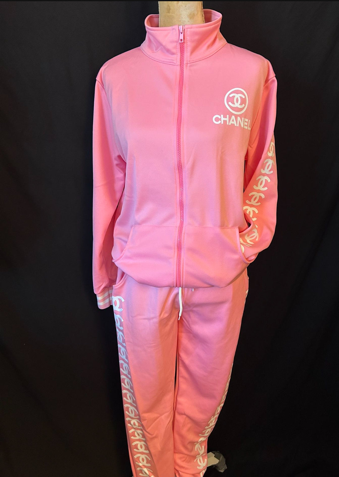 Babydoll Pink 2 Piece CC Tracksuit.