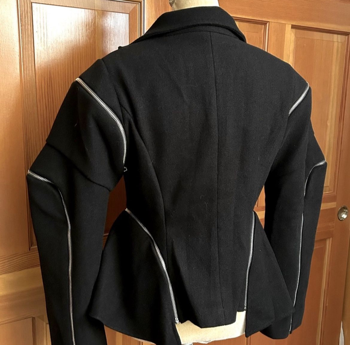 Spliced Zipper Jacket.