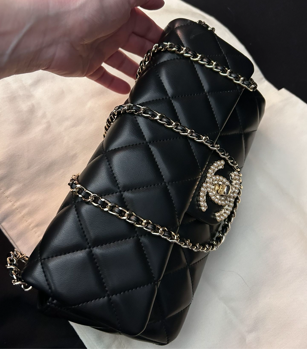 Limited Edition Quilted Leather CC Flap Clutch