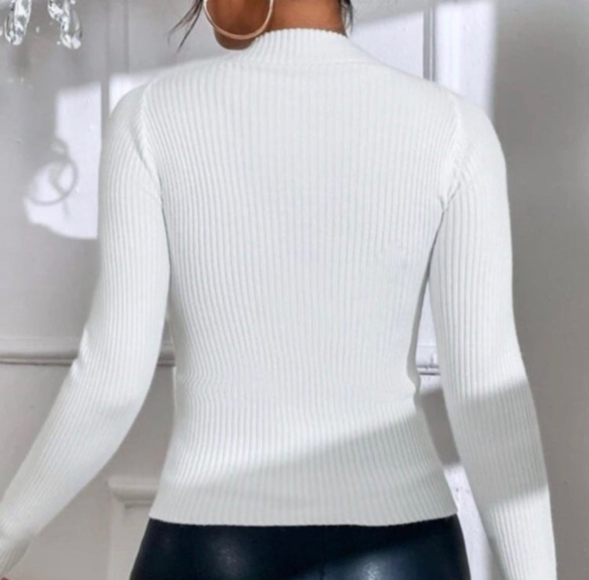 Sexy Twisted Knot- Hole Sweater