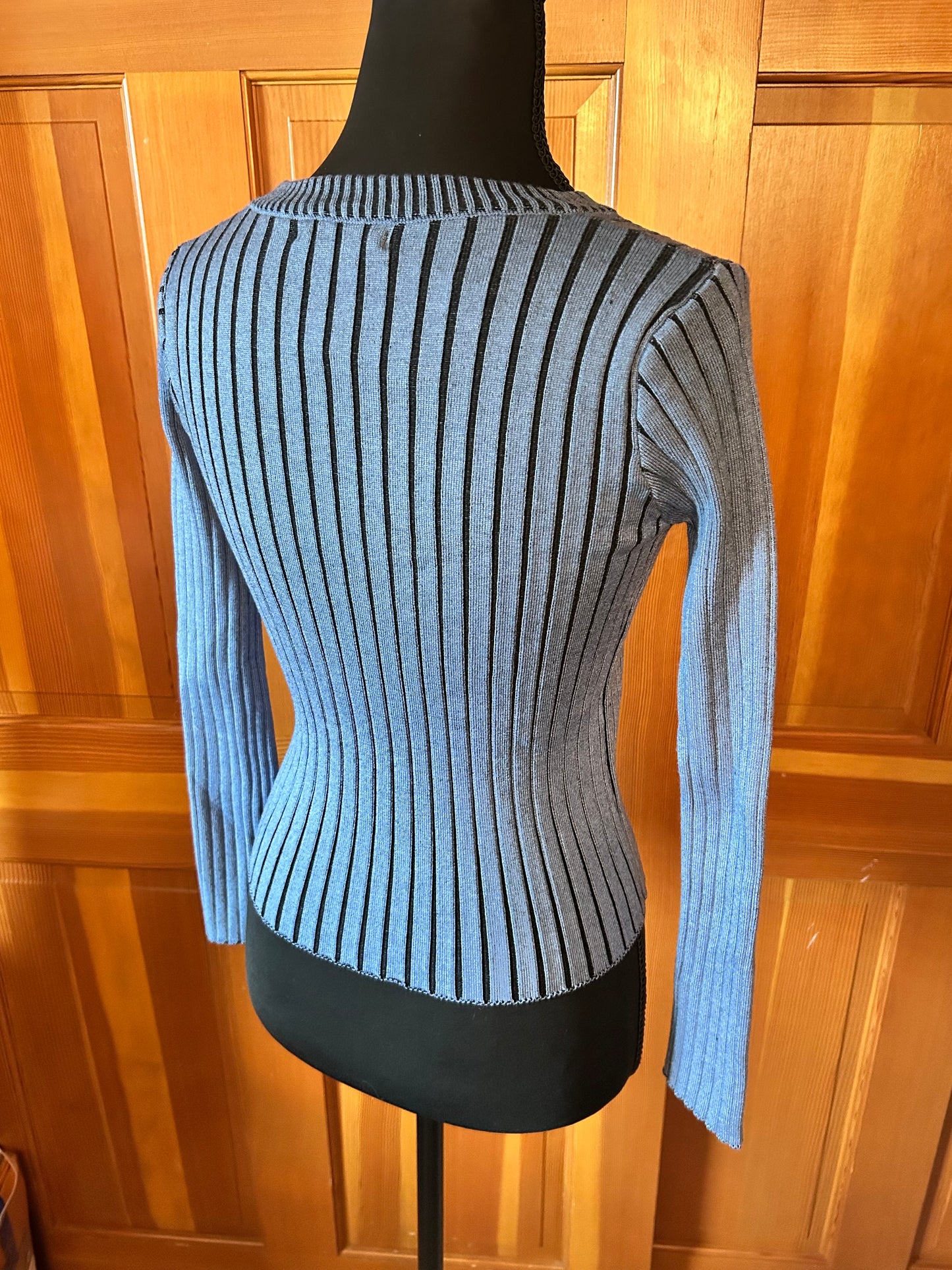 Women’s Diesel Blue M-Anchor logo knit Sweater