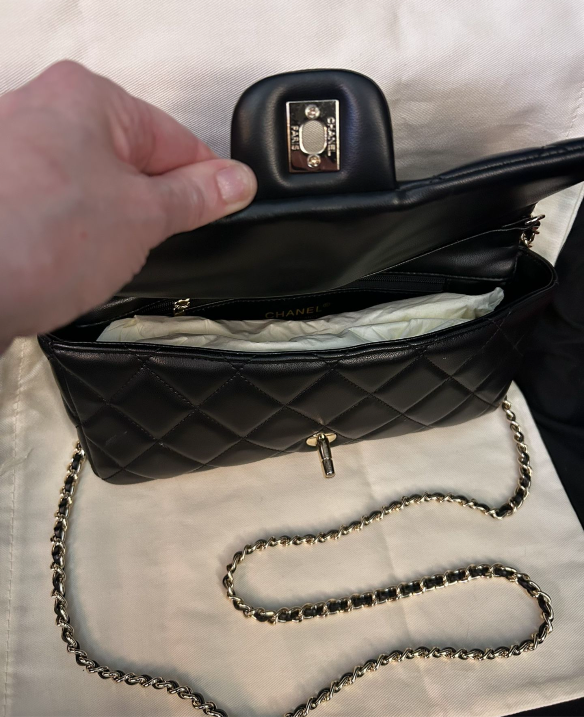 Limited Edition Quilted Leather CC Flap Clutch