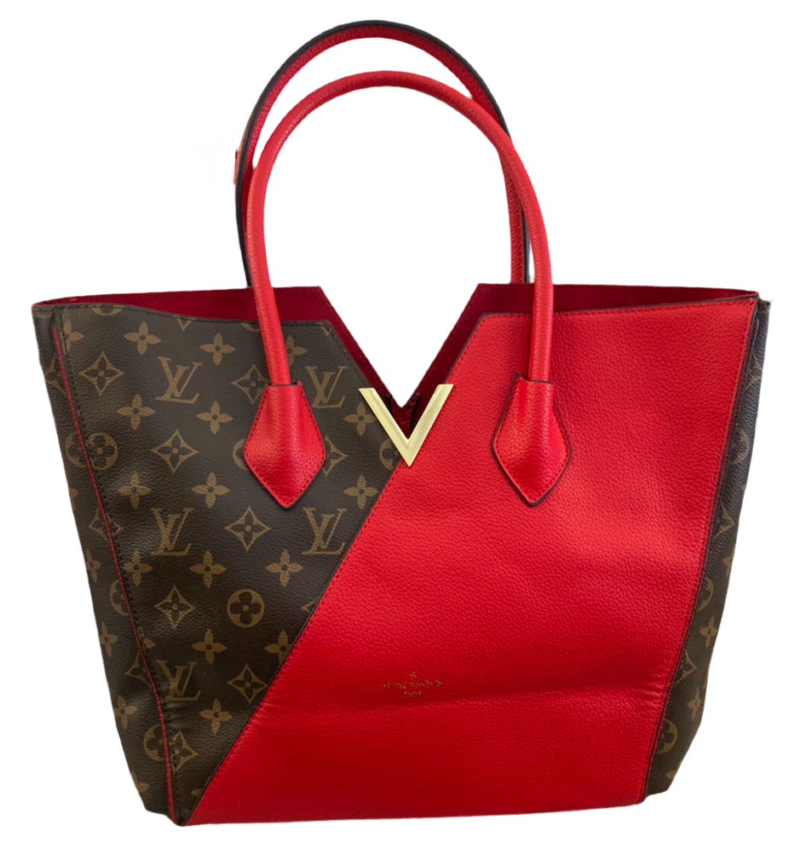 Red Kimono Shoulder Tote