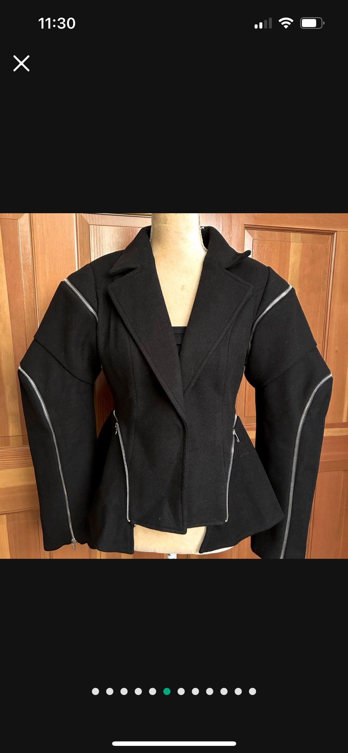 Spliced Zipper Jacket.