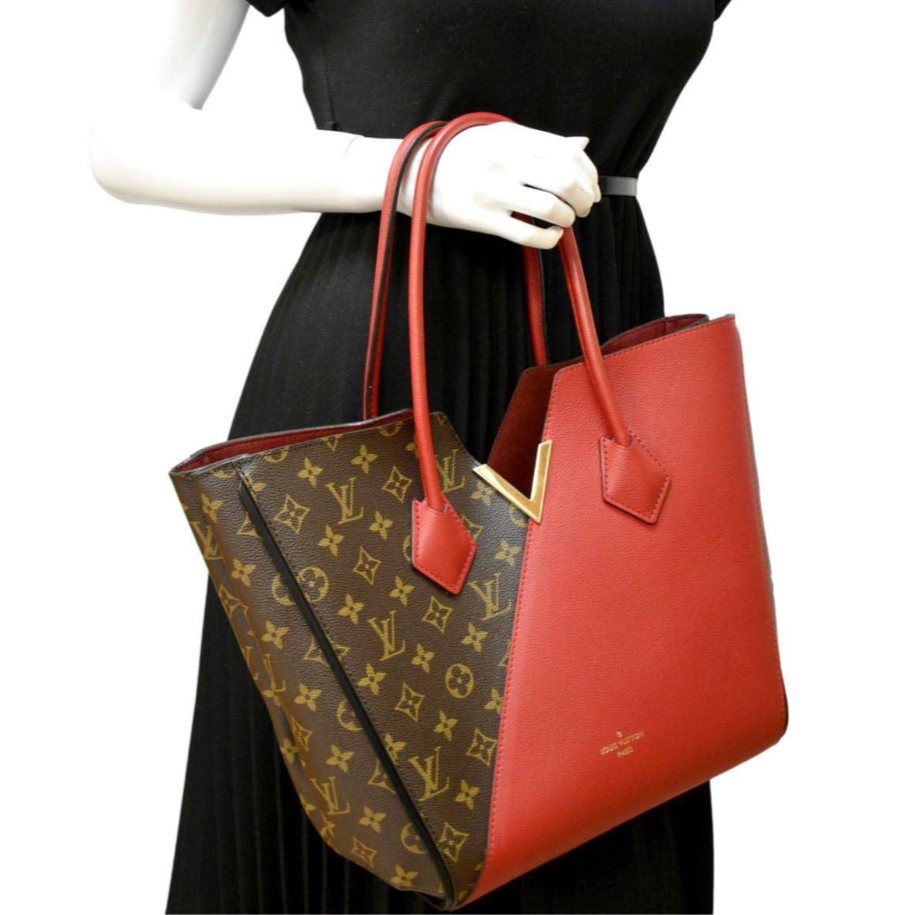 Red Kimono Shoulder Tote