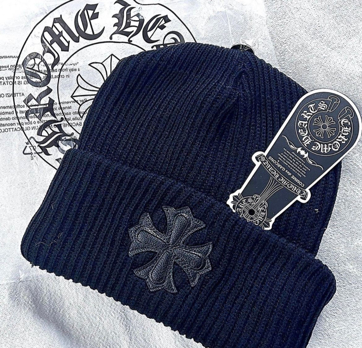 Unisex Chrome Hearts Winter Beanie.