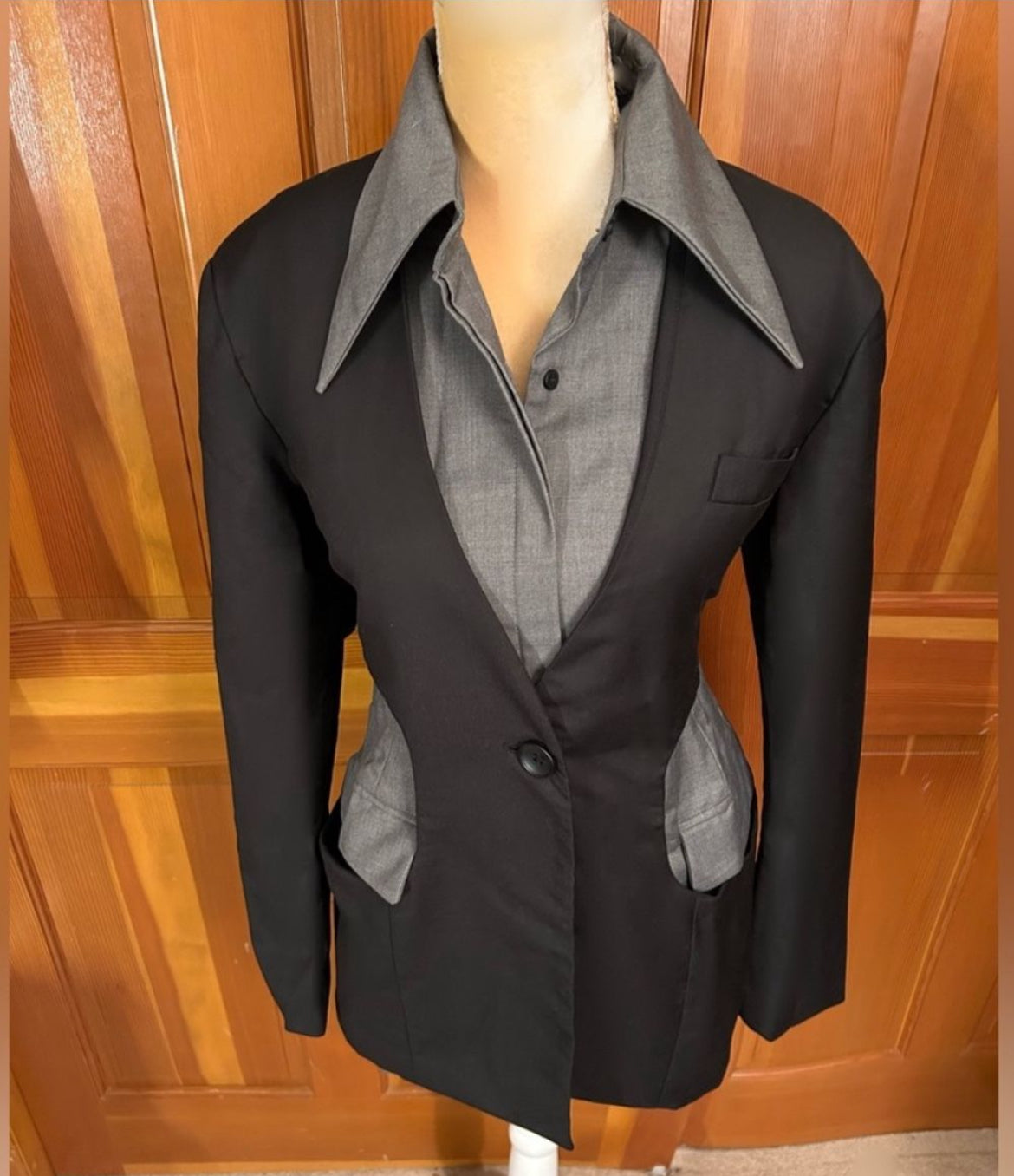 Hollow Out Layered Blazer
