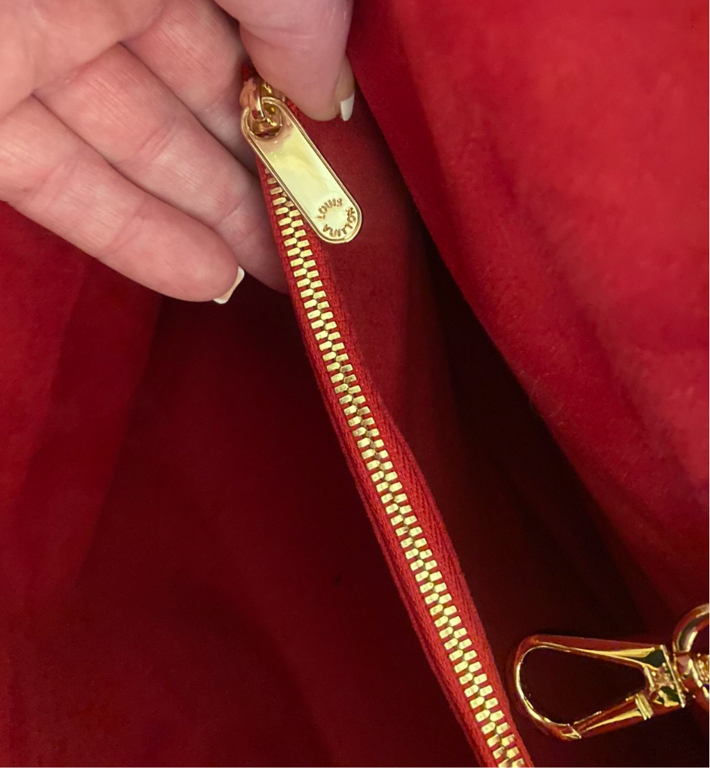Red Kimono Shoulder Tote