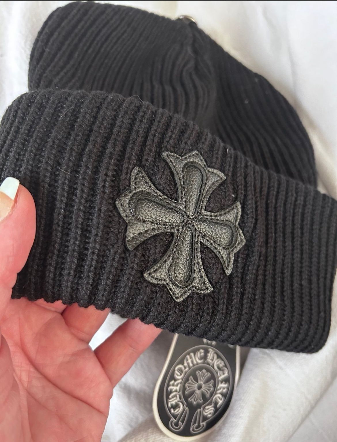 Unisex Chrome Hearts Winter Beanie.