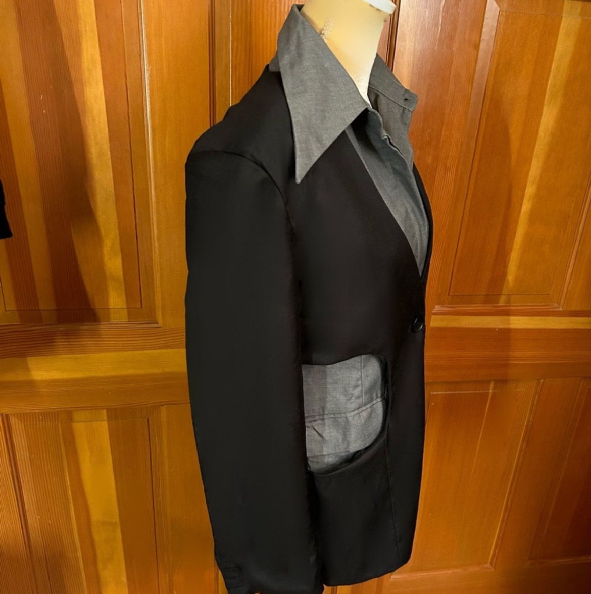 Hollow Out Layered Blazer