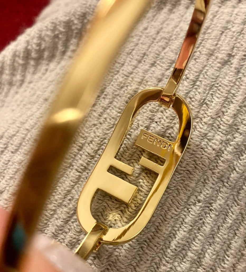 O’Lock Gold Plated Crystal Bracelet