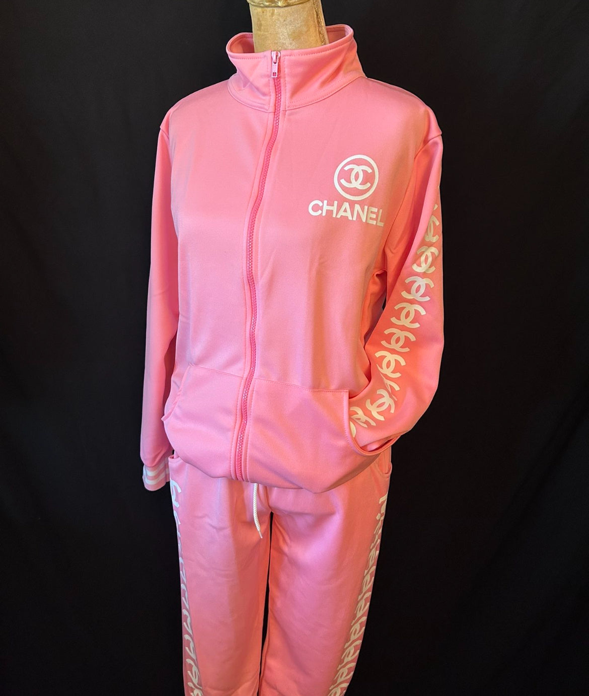 Babydoll Pink 2 Piece CC Tracksuit.