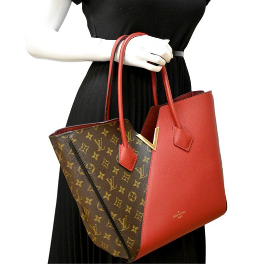 Red Kimono Shoulder Tote
